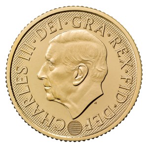 Moneda de Oro Medio Soberano 2026 BU anverso