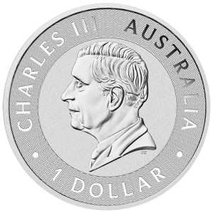 Moneda de Plata Canguro 1 oz 2026 BU anverso