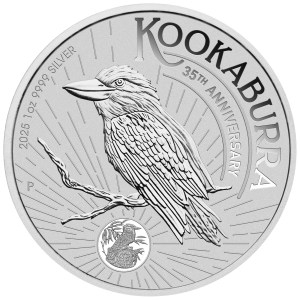 Moneda de Plata Kookaburra 1 oz 2025 BU