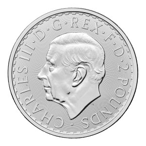 Moneda de Plata Britannia 1 oz 2026 BU anverso