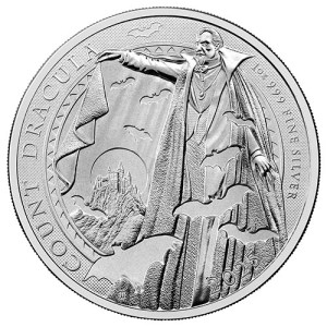 Moneda de Plata Conde Drácula 1 oz 2025 BU