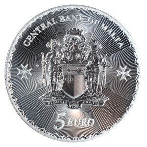 Moneda de Plata Cruz de Malta 1 oz 2025 BU anverso
