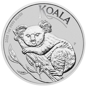 Moneda de Plata Koala 1 oz 2025 BU