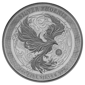 Moneda de Plata Fénix 1 oz 2025 Proof Like
