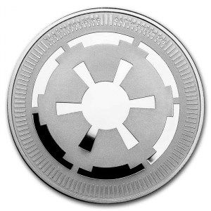 Moneda Imperio Galáctico de Star Wars de Plata 1 oz 2021