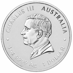 Moneda de Plata Año de la Cabra de Australia 1 oz 2027 BU anverso