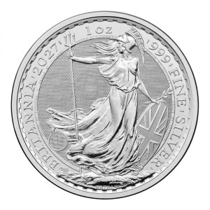 Moneda de Plata Britannia 1 oz 2027 BU