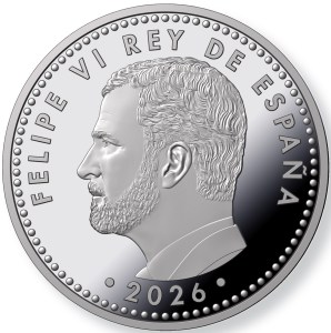 Moneda de Plata Campeones del Mundo 2026 anverso