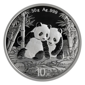 Moneda de Plata Panda 30 g 2026 BU
