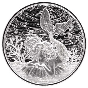 Moneda de Plata Sirena bajo el Mar 1 oz 2026 BU