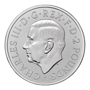 Moneda de Plata The Royal Arms 1 oz 2026 BU anverso