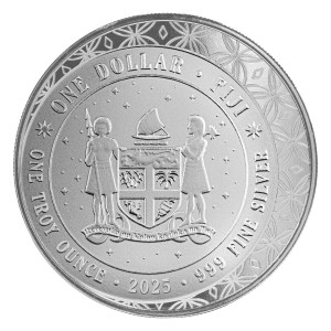 Moneda de Plata Unicornio 1 oz 2025 BU anverso
