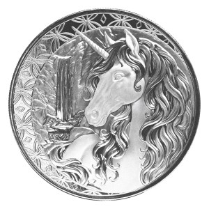 Moneda de Plata Unicornio 1 oz 2025 BU