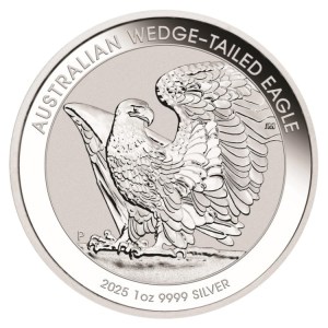 Moneda de Plata Wedge - Tailed Eagle 1 oz 2025 BU